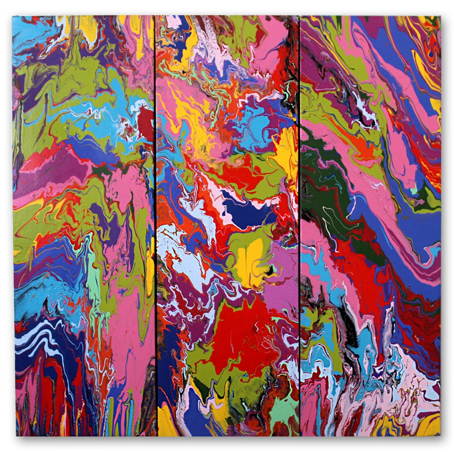 art, abstract painting, donatella azygous, comissioned art, los angeles, female artist