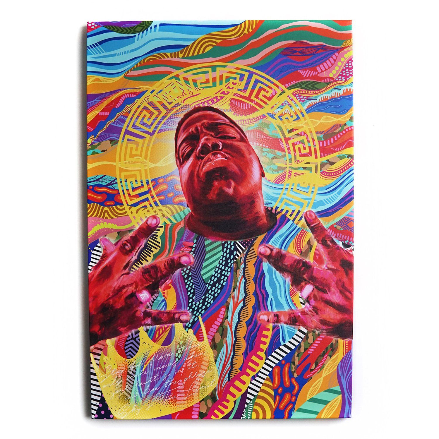 biggie, digital art, canvas print, notorious big, new york, donatella azygous