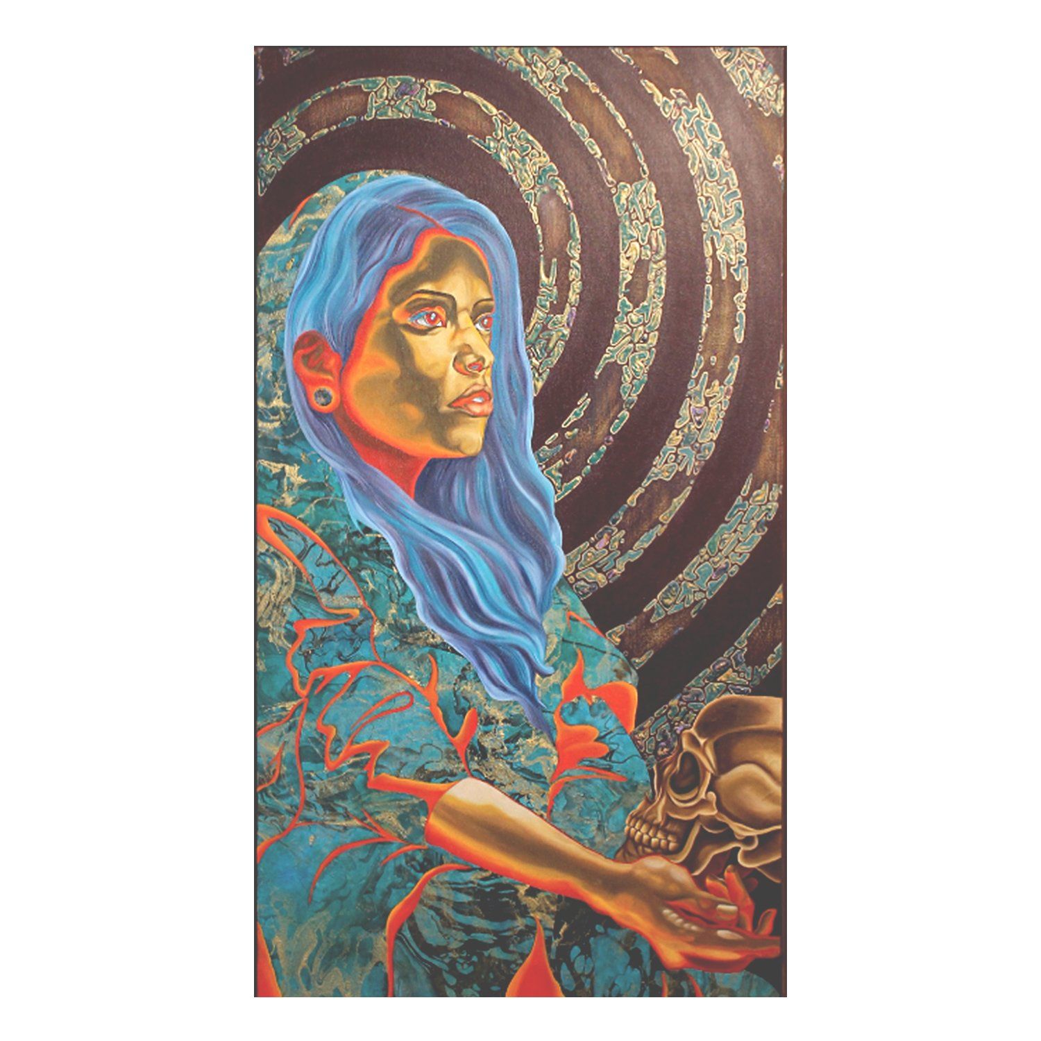 oil painting, donatella azygous, richard koo, collaboration, unholy ones, art, los angeles, available