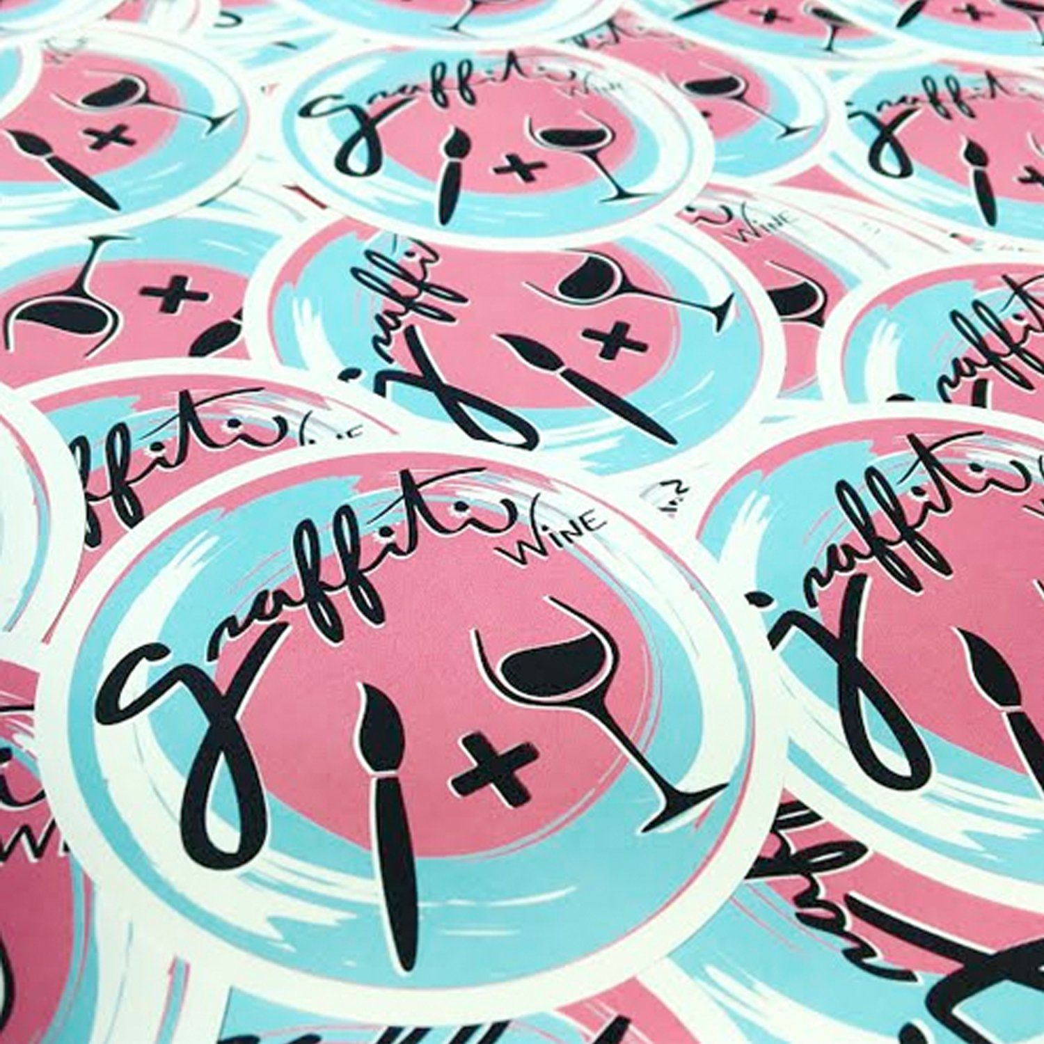 graffiti, wine, graphics, logo