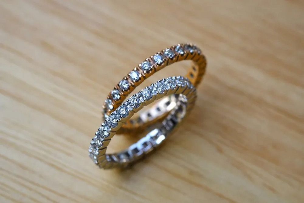 Two Diamond Eternity Rings — Chris Williams Retail & Manufacturing Jewellers in Wanguri, NT
