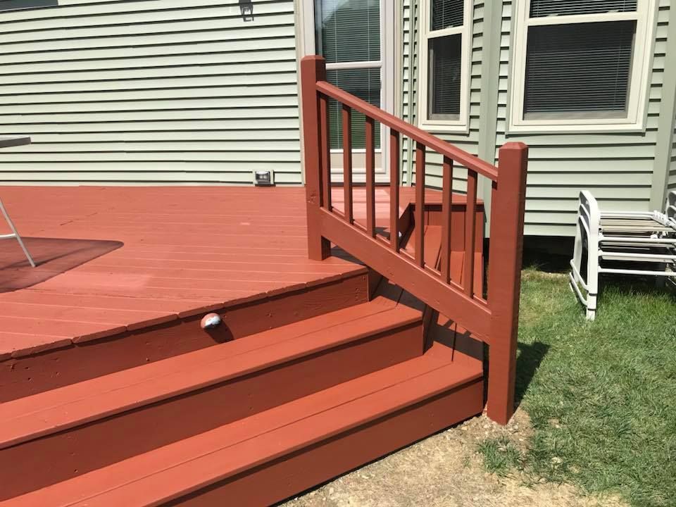 Wood Deck After Paint — Pataskala, OH — Ripley Painting
