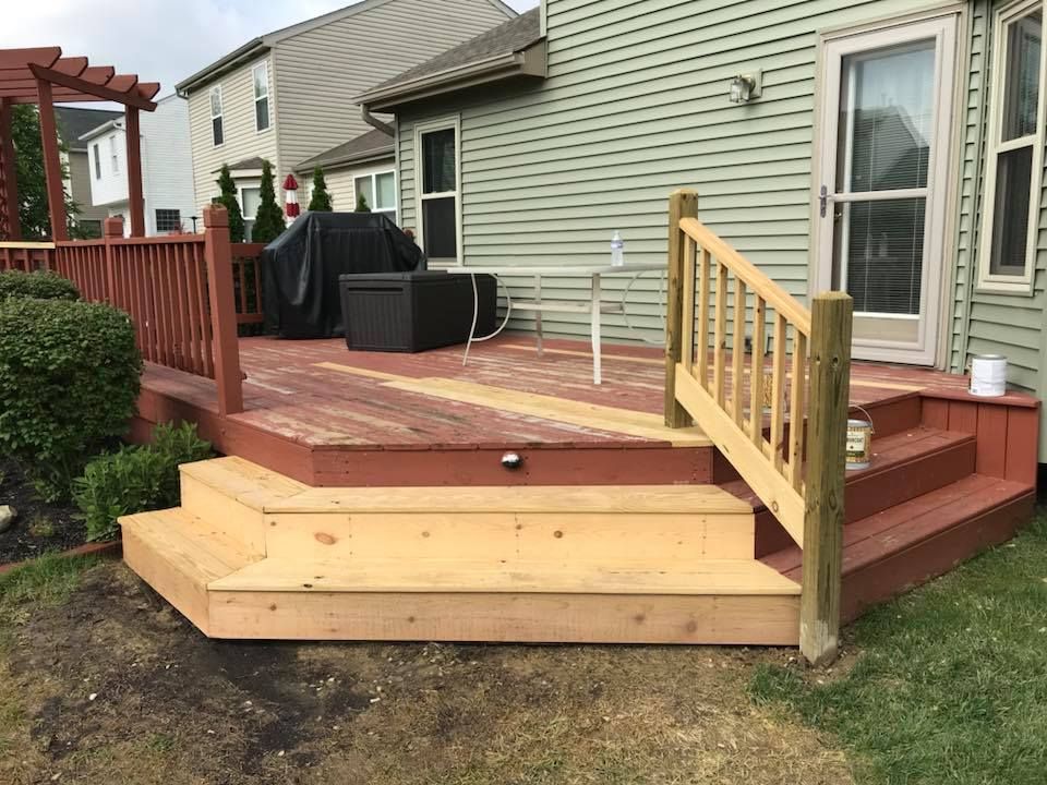 Wood Deck Before Paint — Pataskala, OH — Ripley Painting
