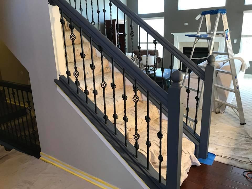 After Painting the Stairs — Pataskala, OH — Ripley Painting