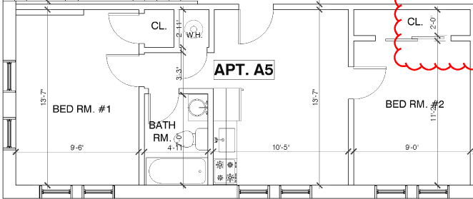 214 Atlantic Ave. - Apt. A5 Floor Plan