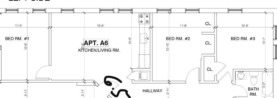 225 Atlantic Ave. - Apt. A6 Floor Plan