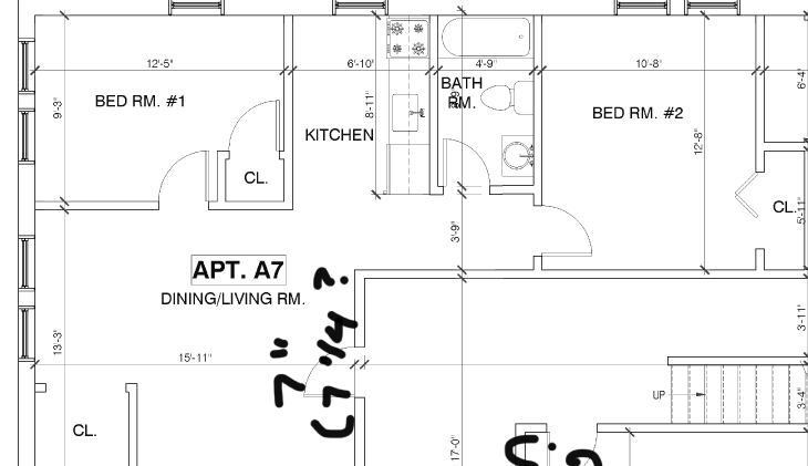 225 Atlantic Ave. - Apt. A7 Floor Plan
