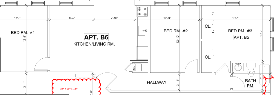 225 Atlantic Ave. - Apt. B3 Floor Plan