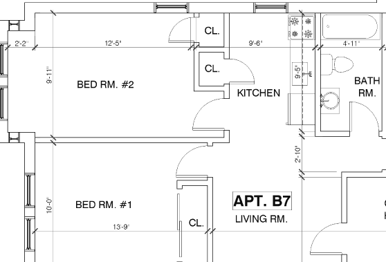 225 Atlantic Ave. - Apt. B7 Floor Plan