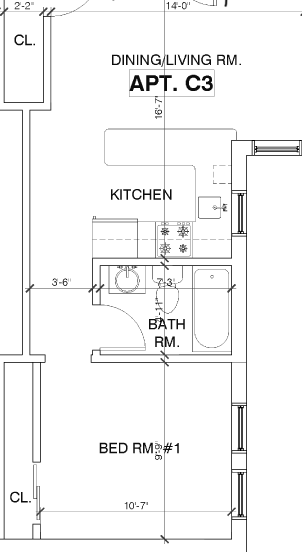 225 Atlantic Ave. - Apt. C3 Floor Plan