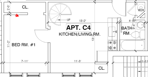 214 Atlantic Ave. - Apt. C4 Floor Plan