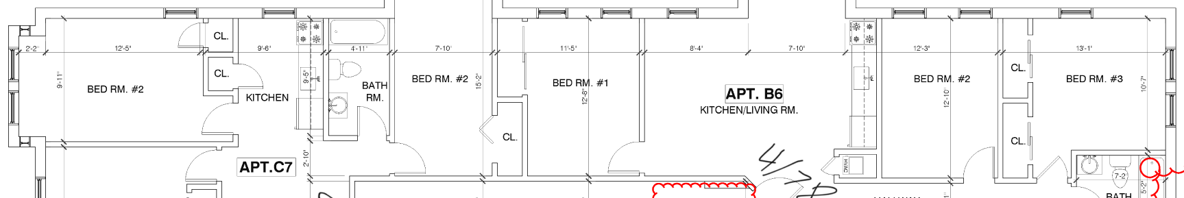 225 Atlantic Ave. - Apts. C6 and C7 Floor Plan