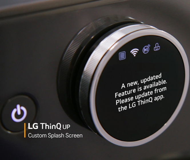 LG smart appliance knob