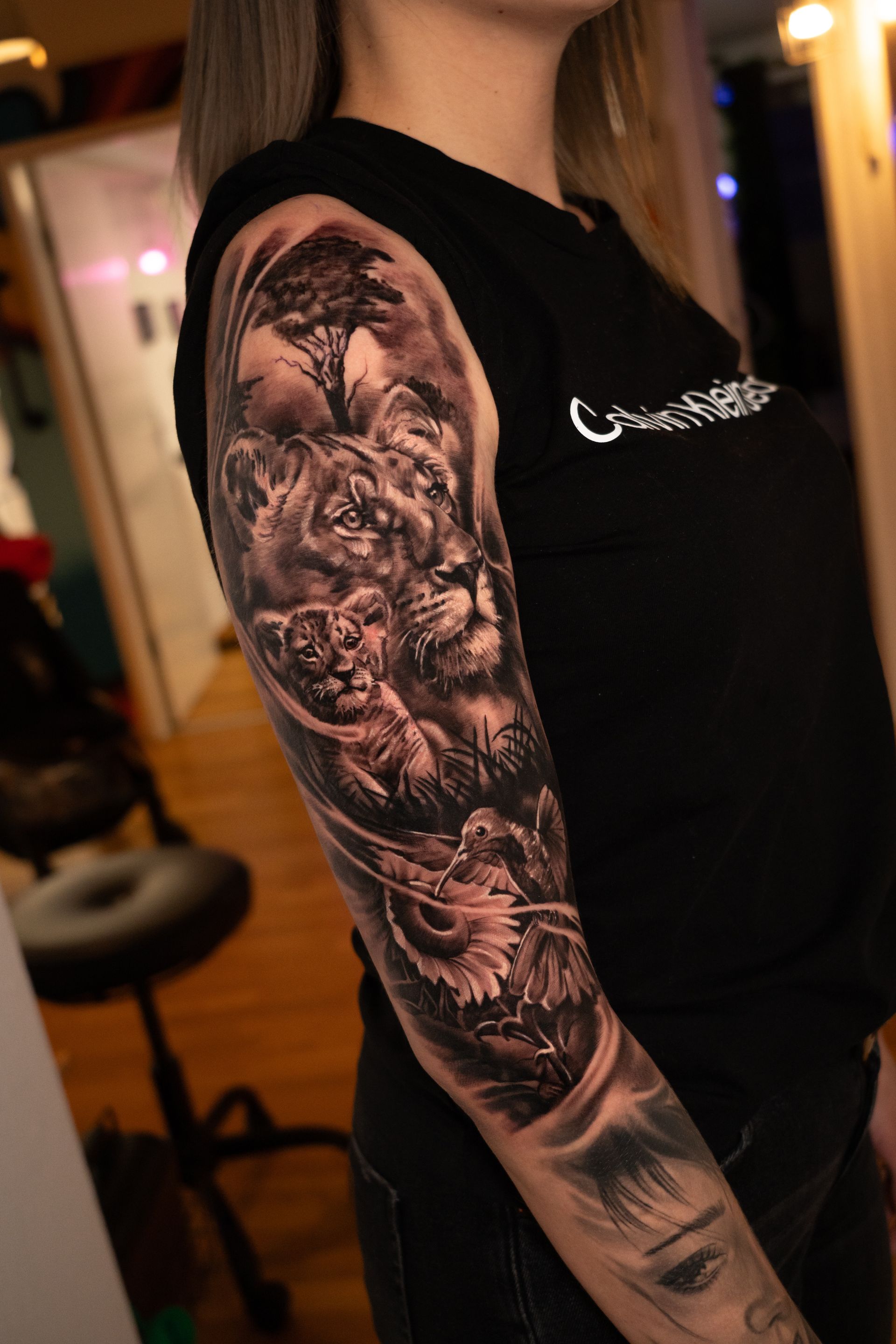 Lions Tattoo Realistic