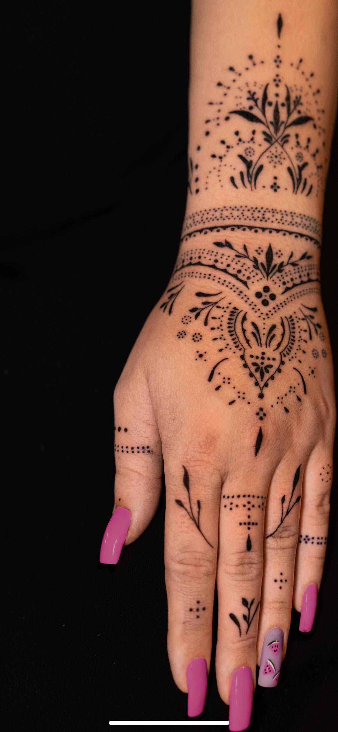 Dot Work Fine Line Tattoo Style