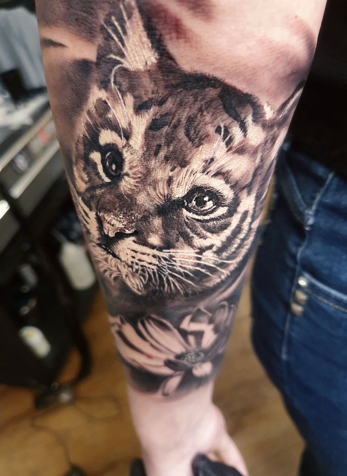 Baby tiger Tattoo