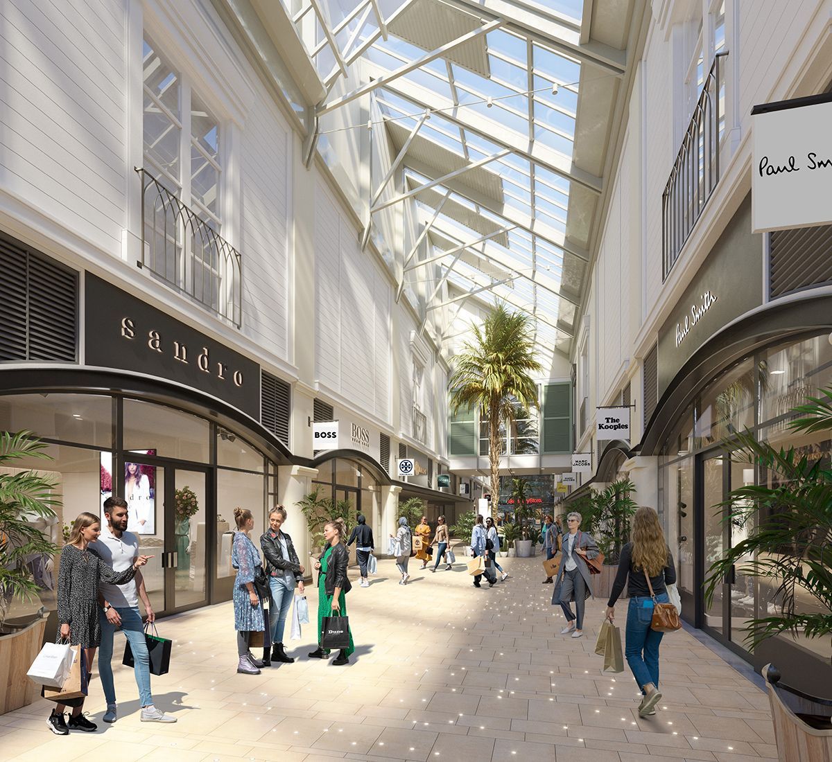 CGI showcasing transformation of Gunwharf Quays, Portsmouth by LSH Architects