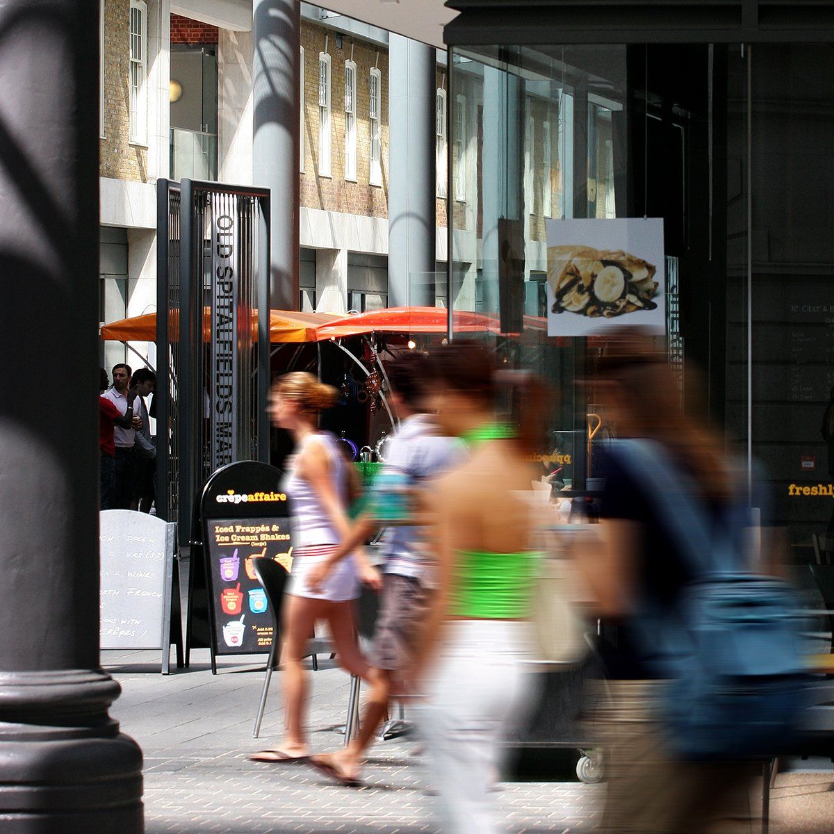 New ground floor retail and F&B additions to historic Spitalfields Market by LSH Architects