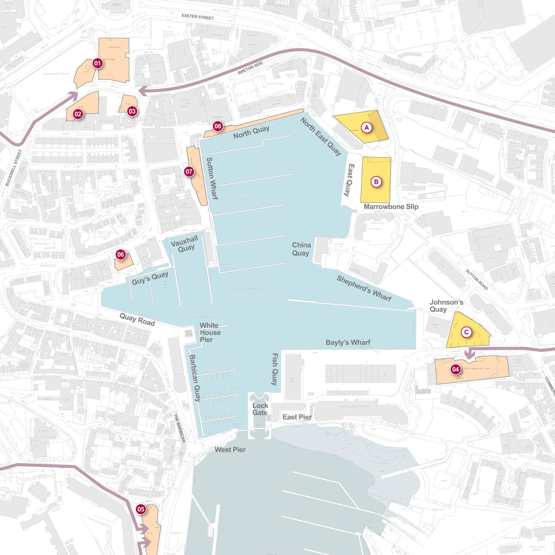 Sutton Harbour Vision & Masterplan, Plymouth, by LSH Architects