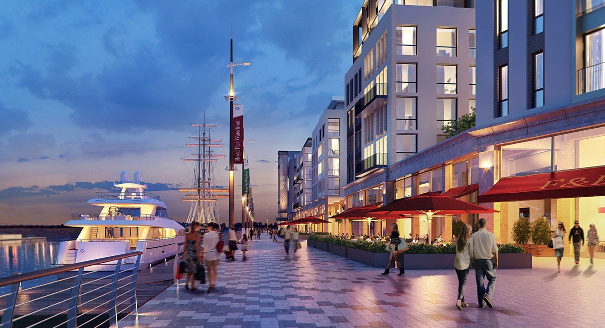 Illustrative CGI proposals for Royal Pier Waterfront Southampton by LSH Architects