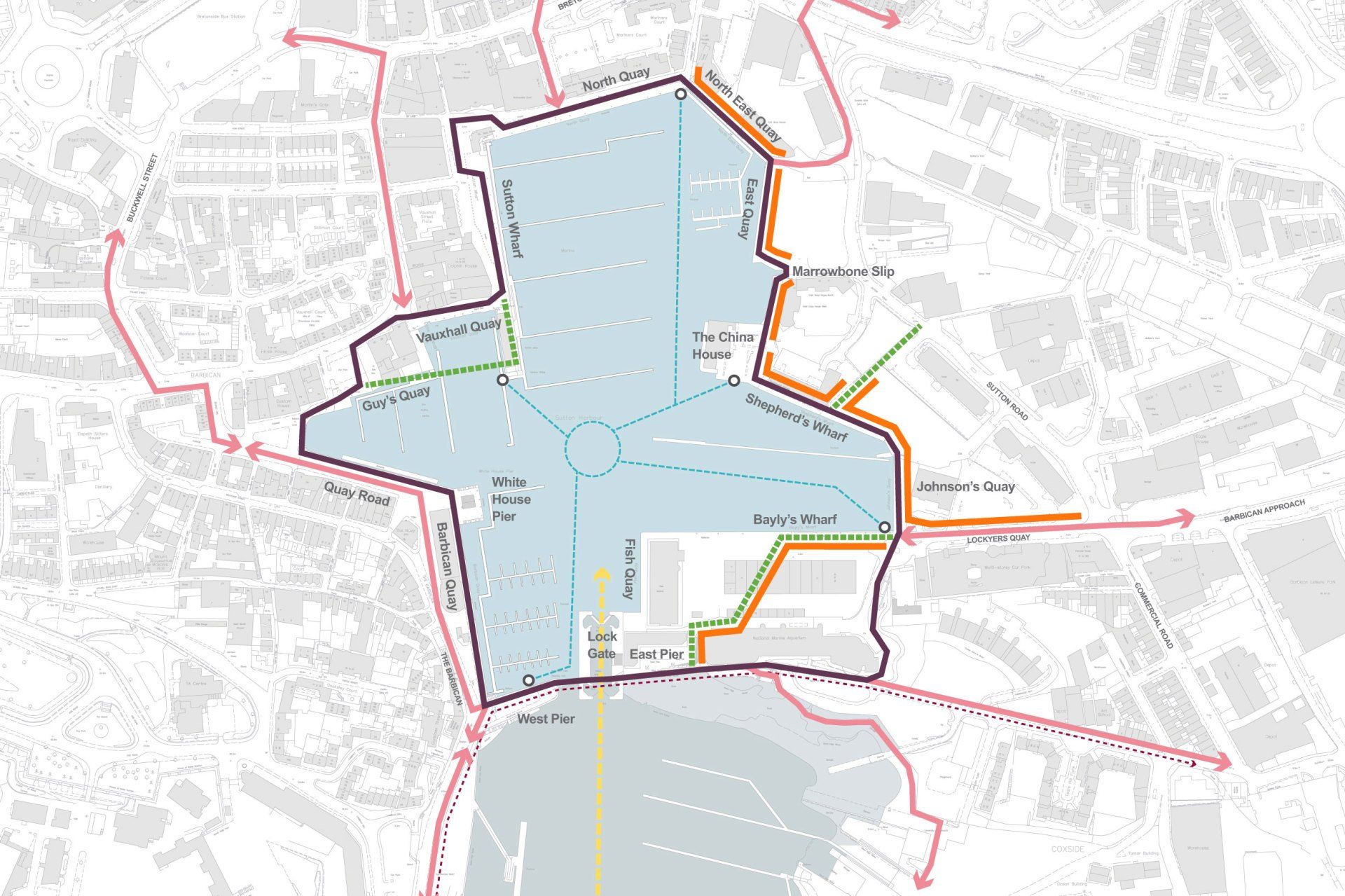 Sutton Harbour Vision & Masterplan, Plymouth, by LSH Architects