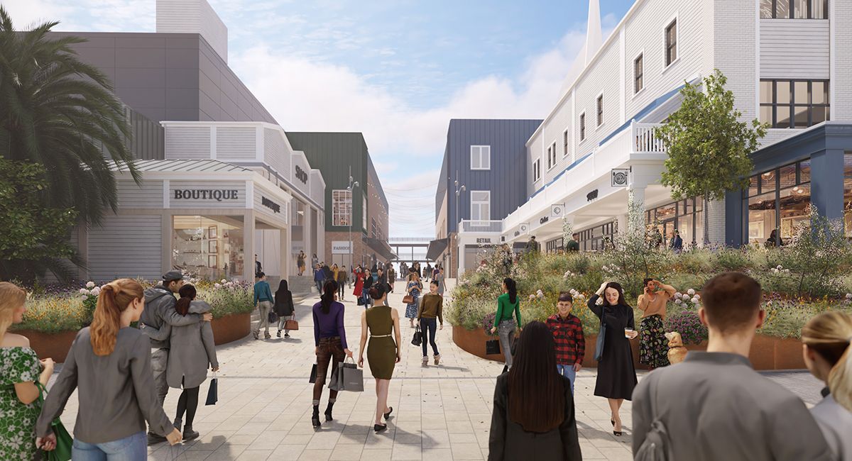 CGI showcasing transformation of Gunwharf Quays, Portsmouth by LSH Architects