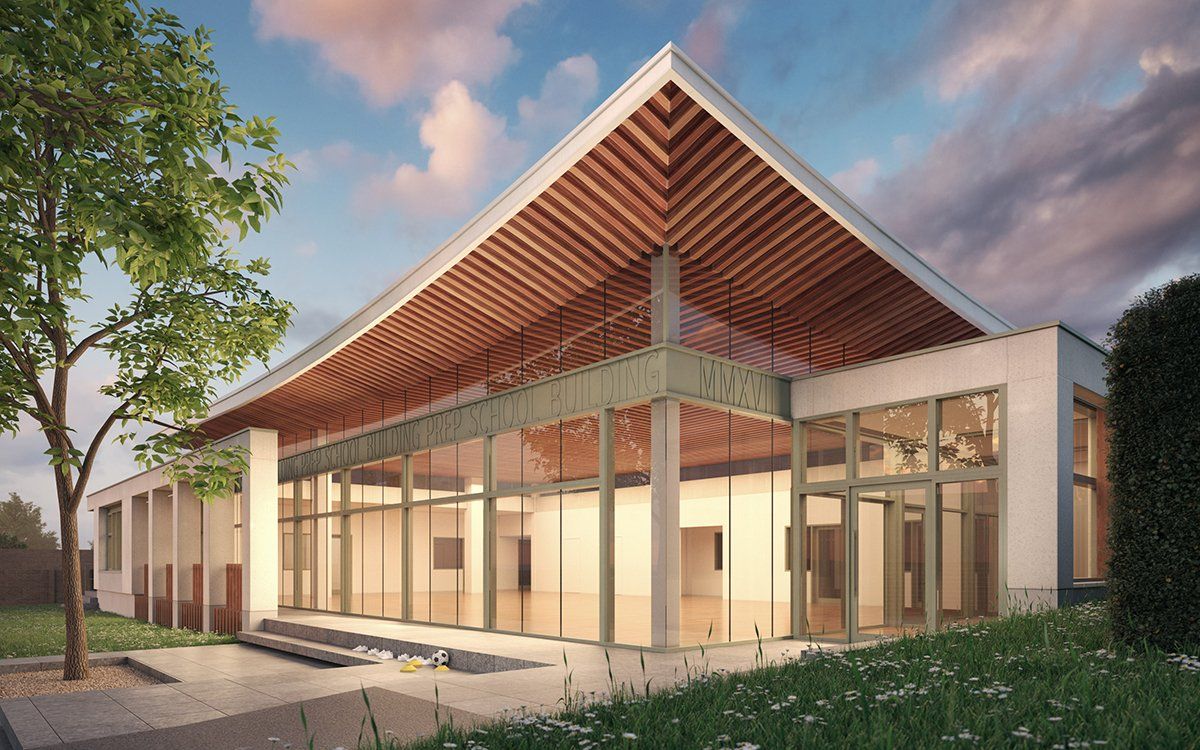 Illustrative CGI of Edge Grove School, Lower School Apthorp Building designed by LSH Architects