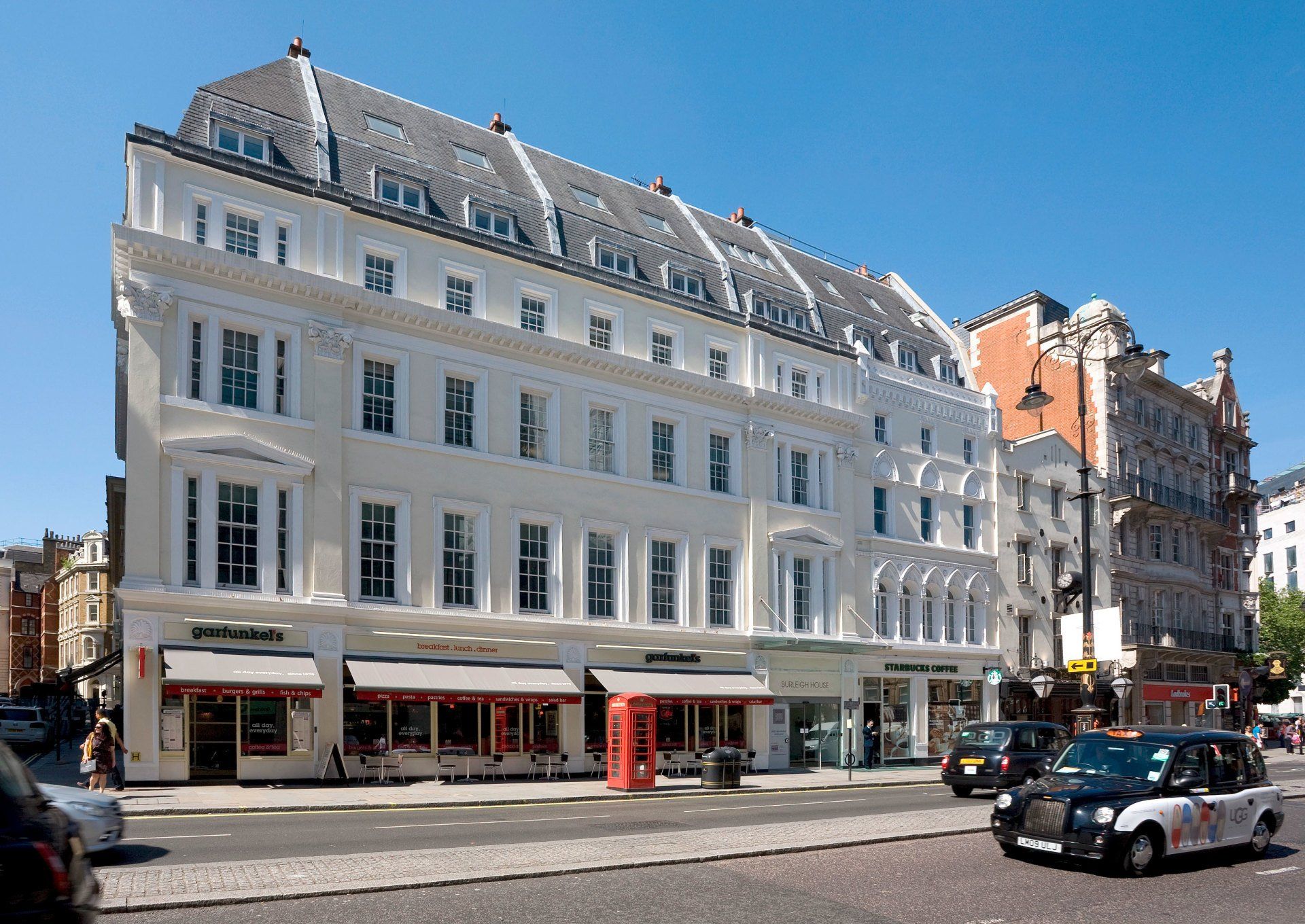 Redevelopment and refurbishment of Burleigh House, The Strand, London by LSH Architects