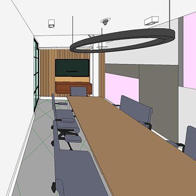 3D modelling of new workspace for Value Retail at Bicester Village by LSH Architects