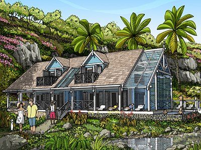 Luxury Caribbean lodges designed by LSH Architects