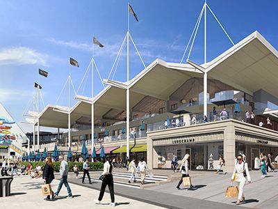 CGI showcasing transformation of Gunwharf Quays, Portsmouth by LSH Architects