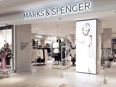 LSH Architects refurbishment of M&S store at the Plaza Indonesia in Jakarta