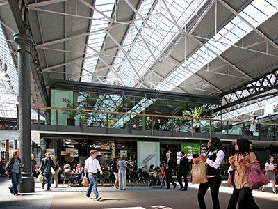 Reuse and repurpose of Spitalfields Market by LSH Architects