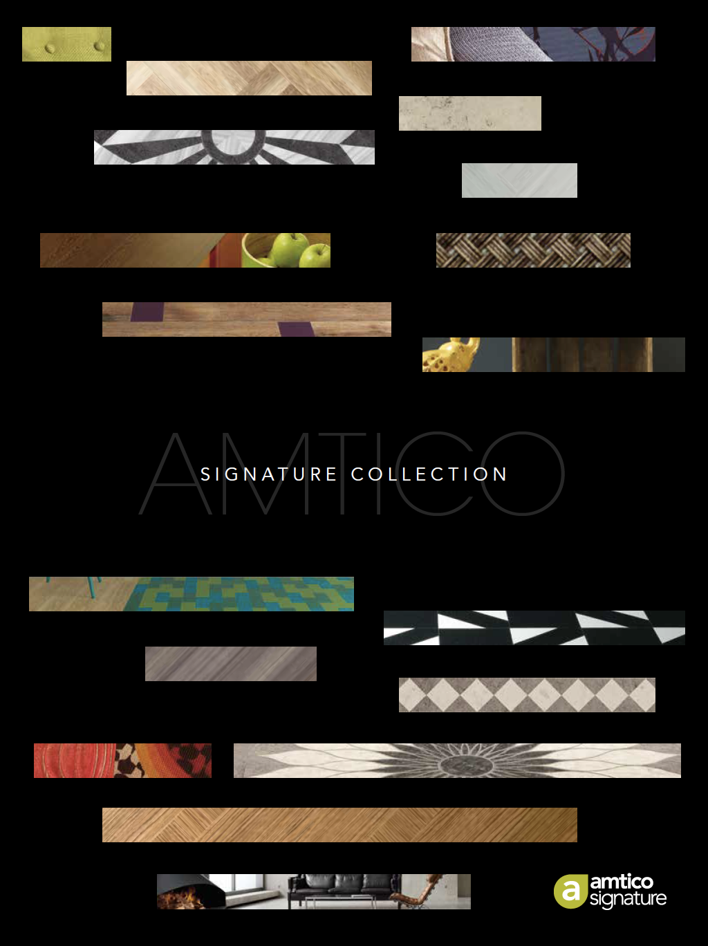 Interior Flooring Newbury |An advertisement for a signature collection of tiles