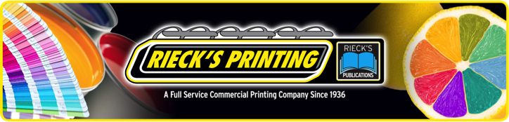 Rieck's Printing  is a full-service printing services provider located in West Reading, Berks County, PA. Trust Rieck's for all your commercial printing needs.