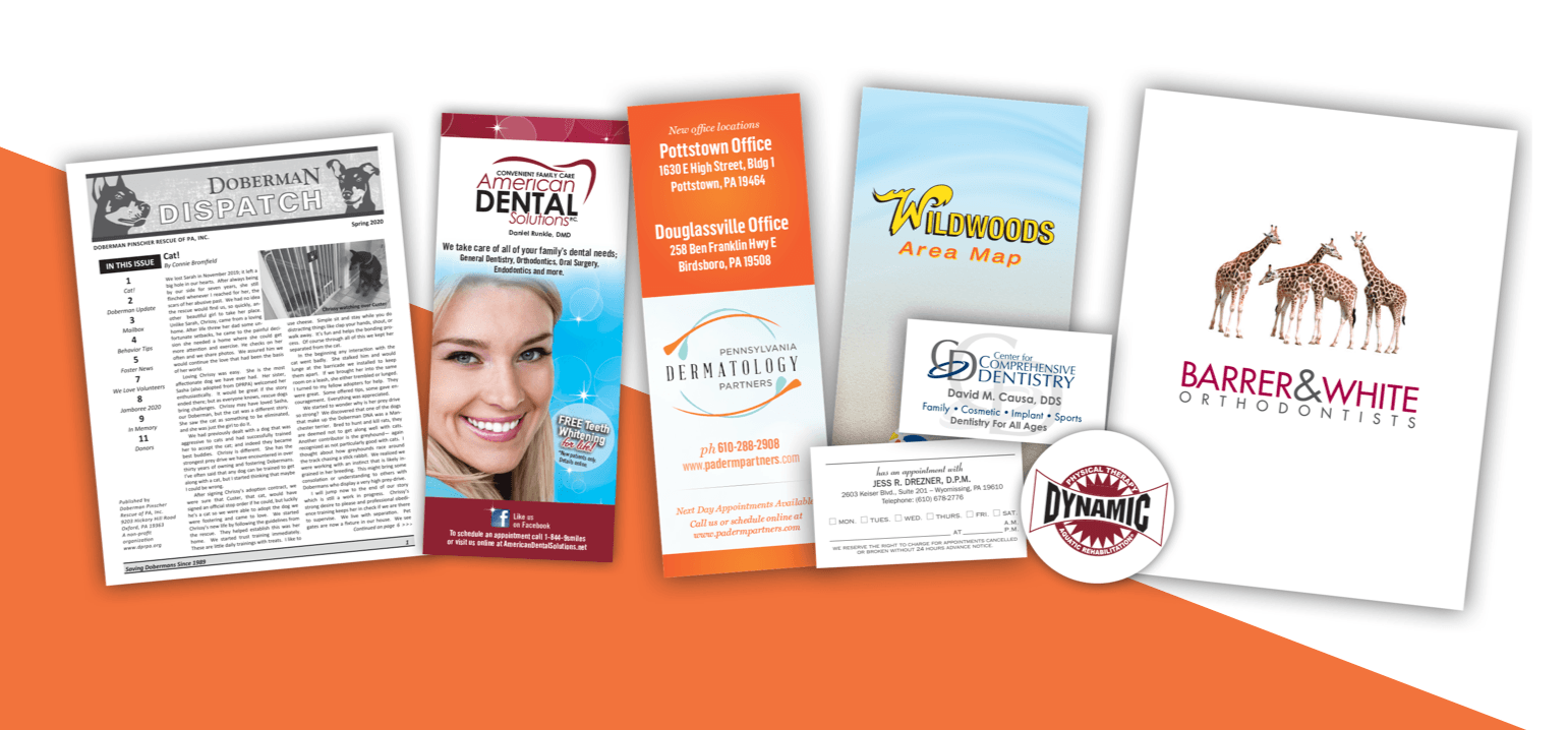 Printed Flyers, Coasters, Business Cards and more for Your Customers