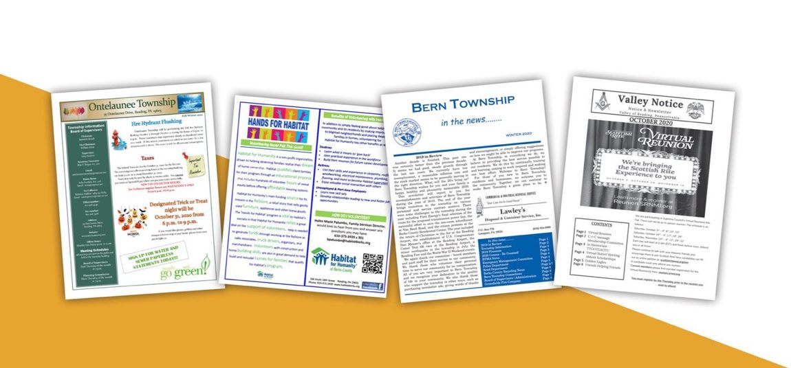 Commercial Printing for Newsletters and Event Ads