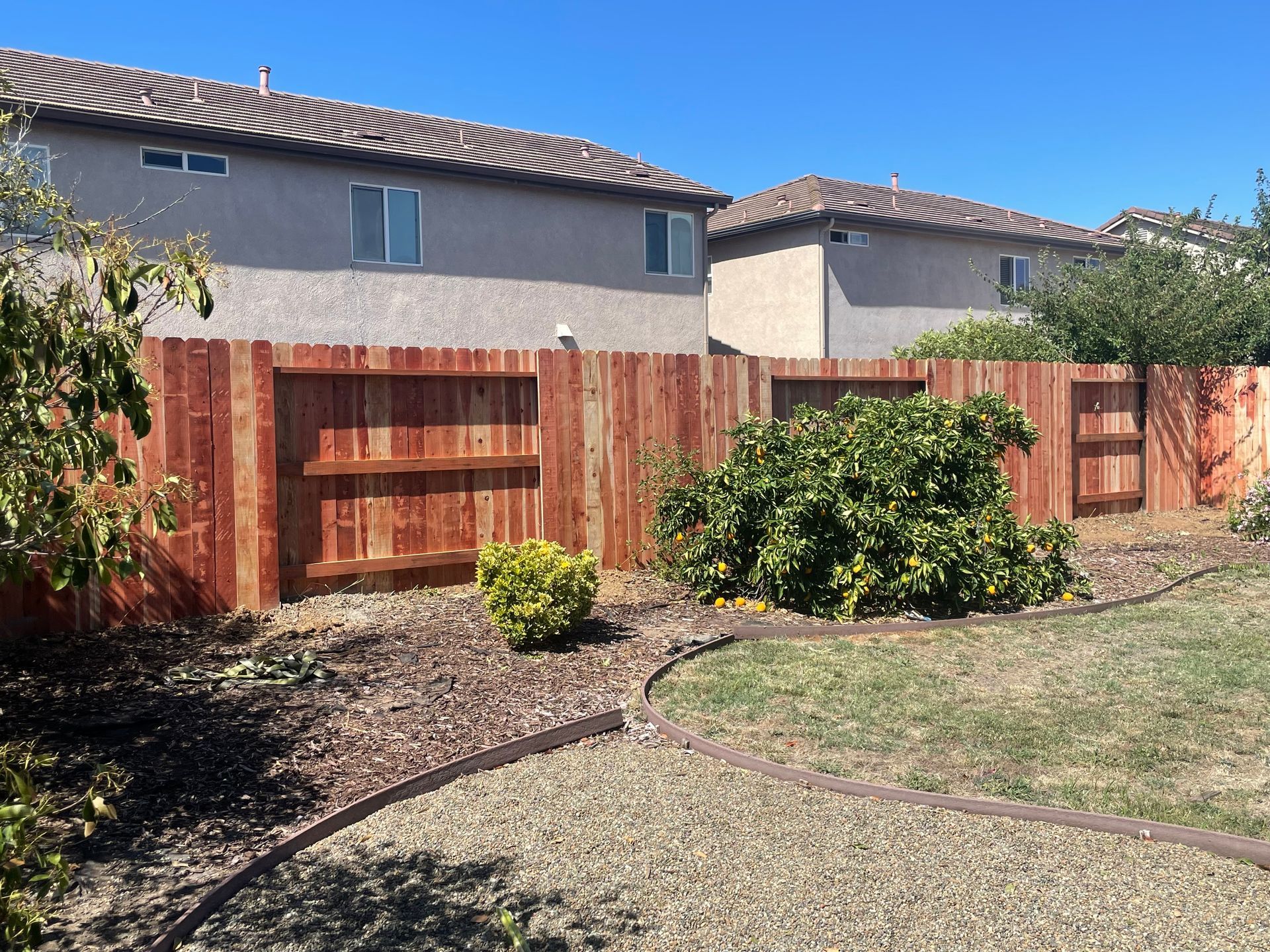 wood dog ear fencing for sacramento home
