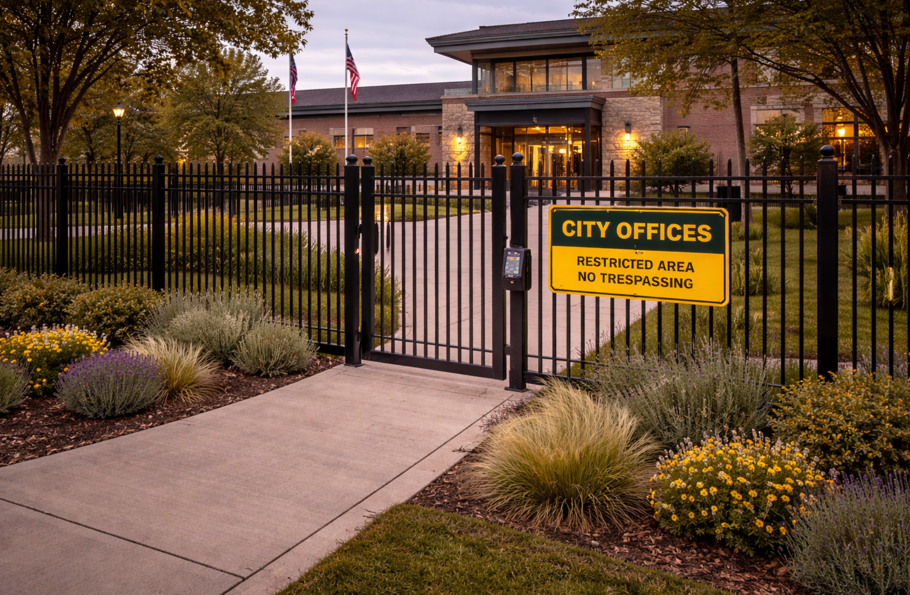 perimter security fencing