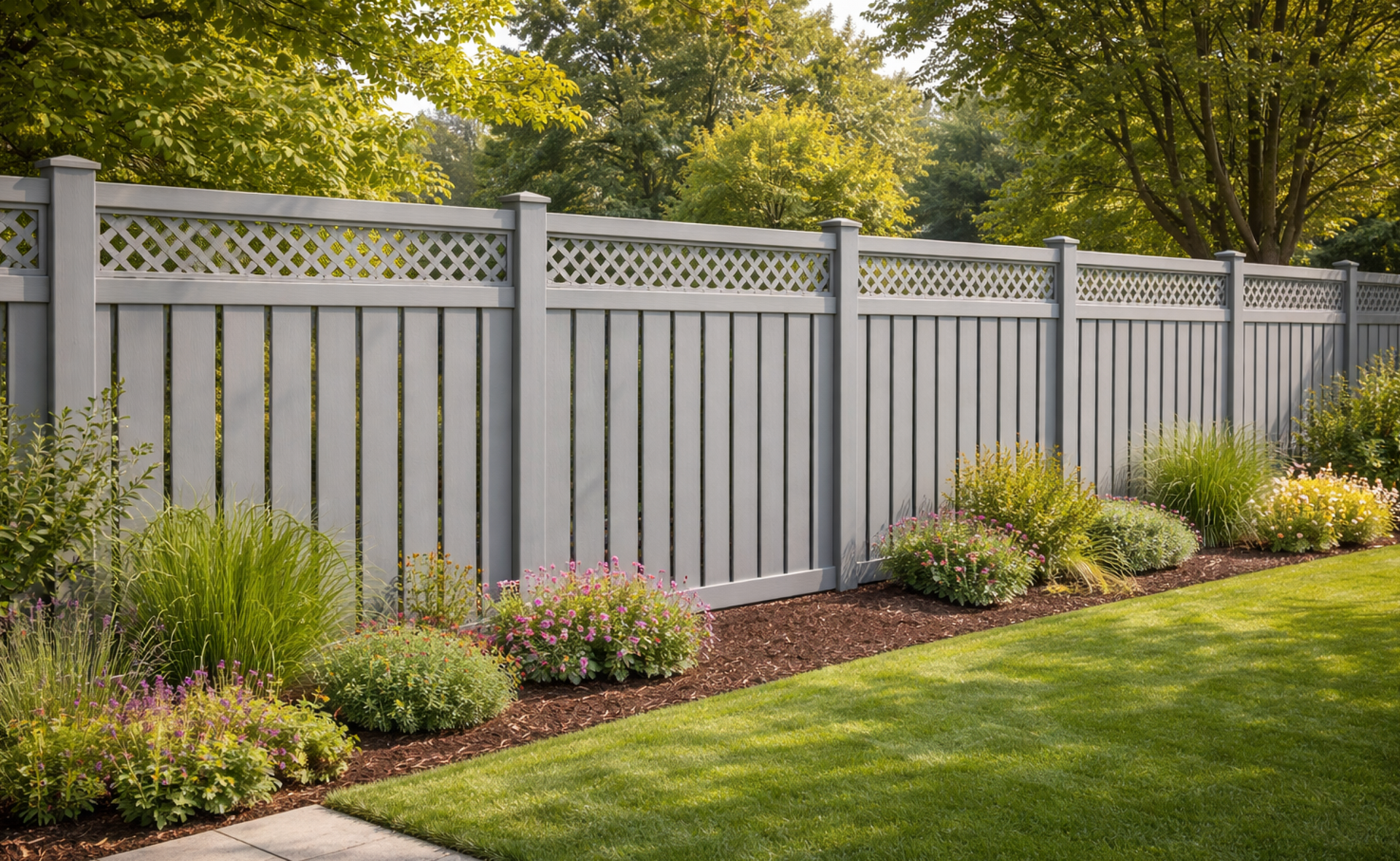 semi-privacy vinyl fencing for sacramento homes
