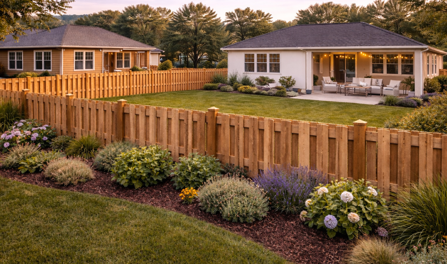 shadowbox fence for sacramento home