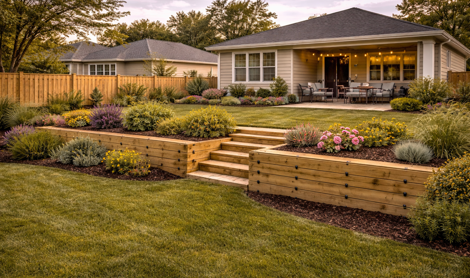 timber retaining walls