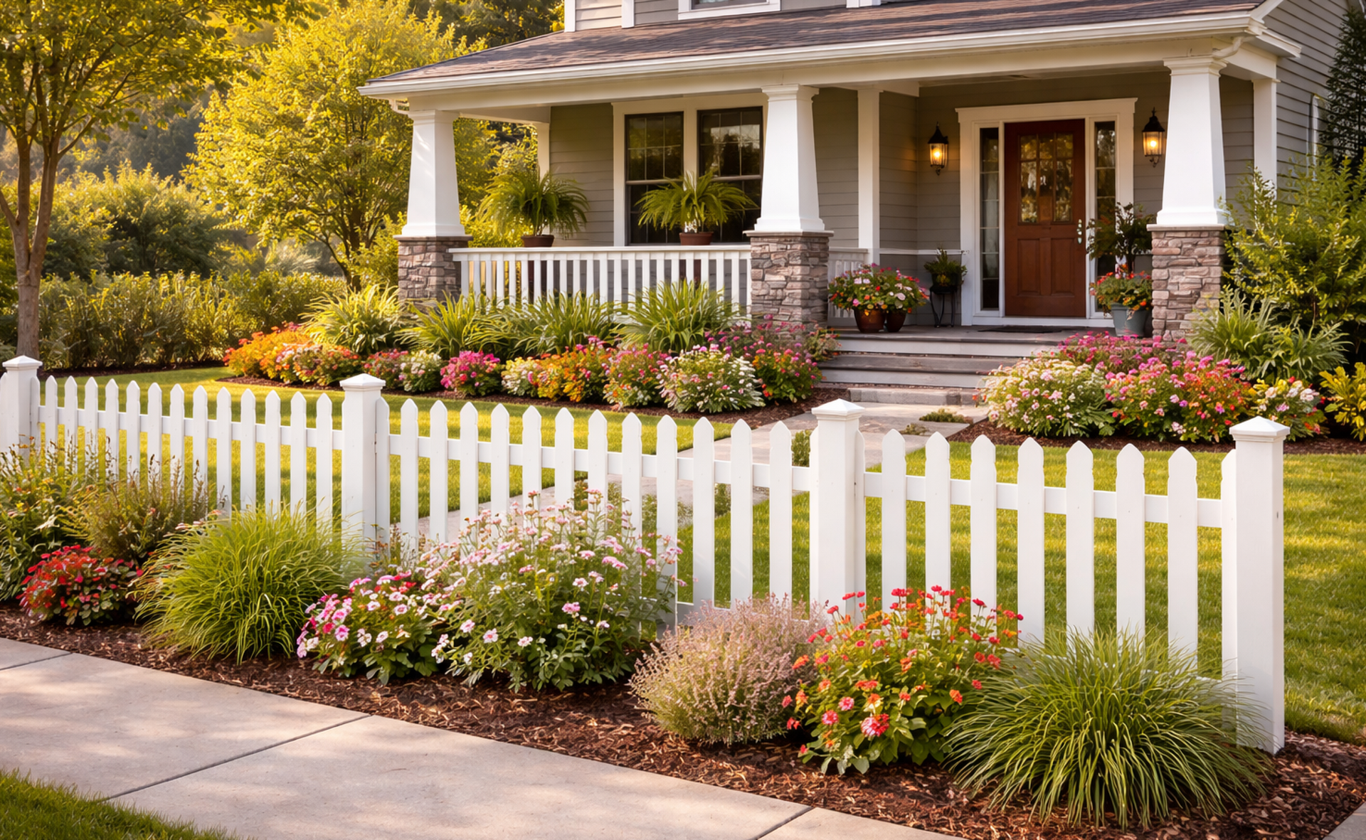 vinyl picket fencing for sacramento homes