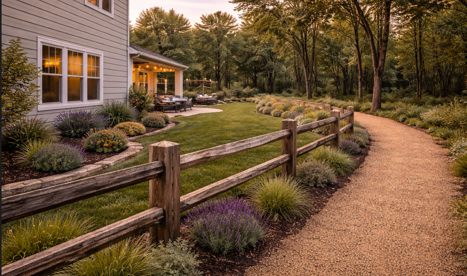 Wooden Splitrail for sacramento homes