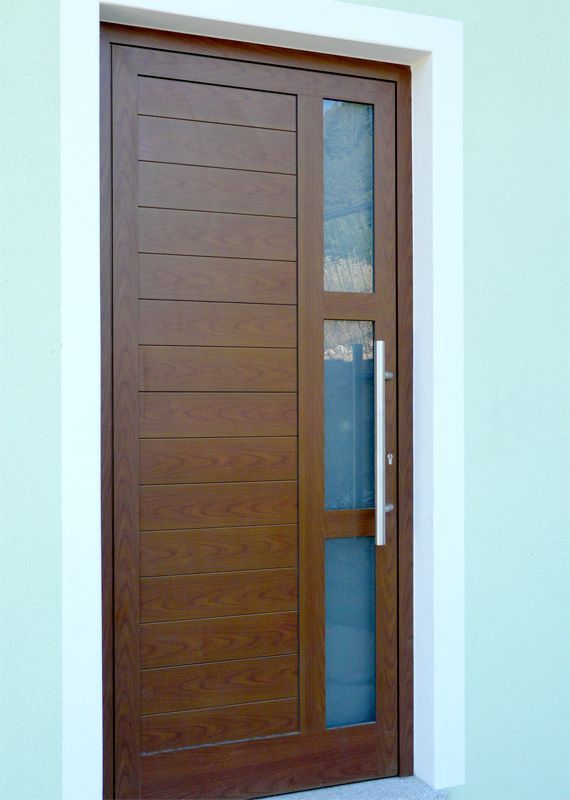 portone blindato con vetro Metal.Nar