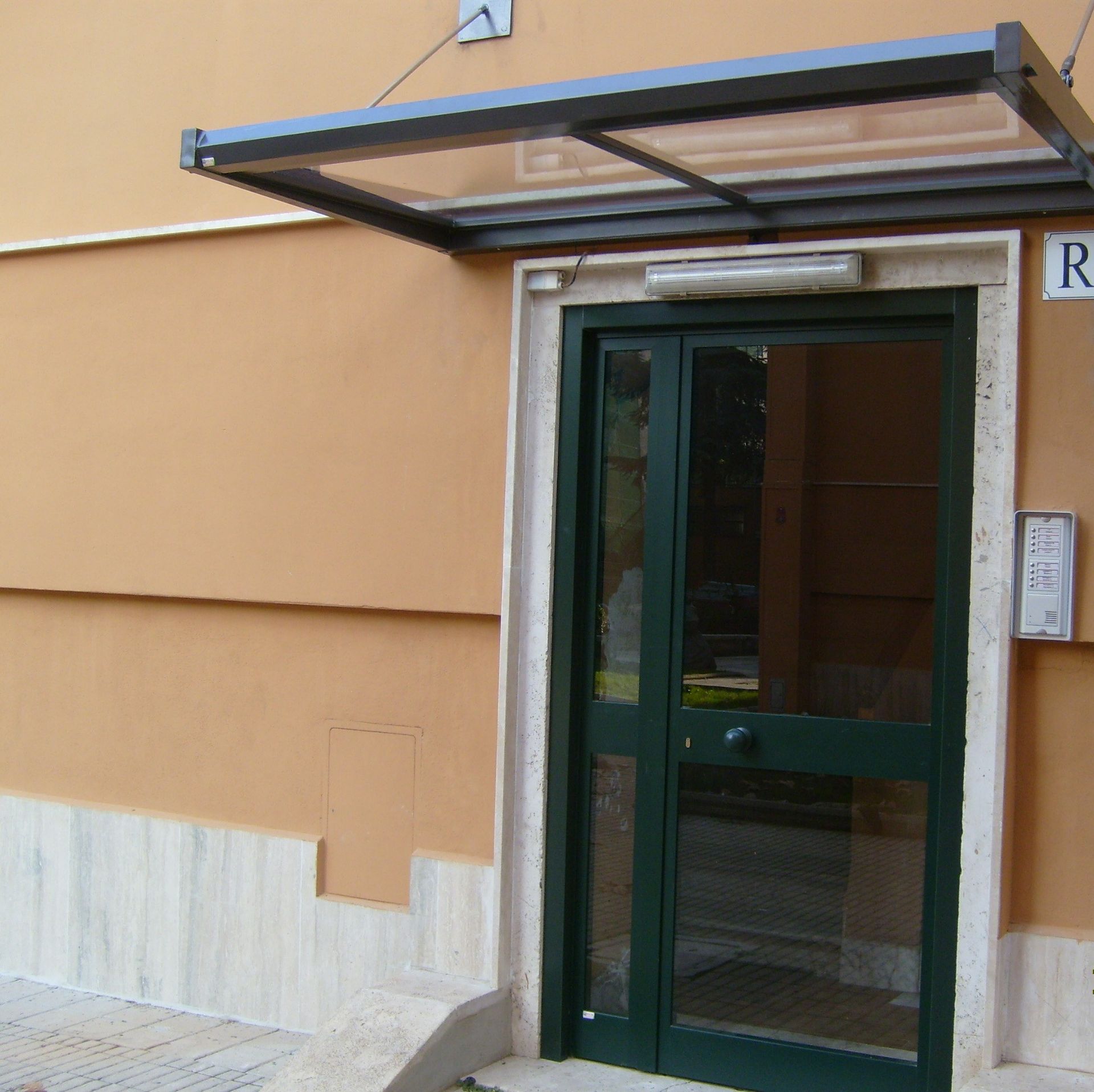 particolare pensilina Metal.Nar