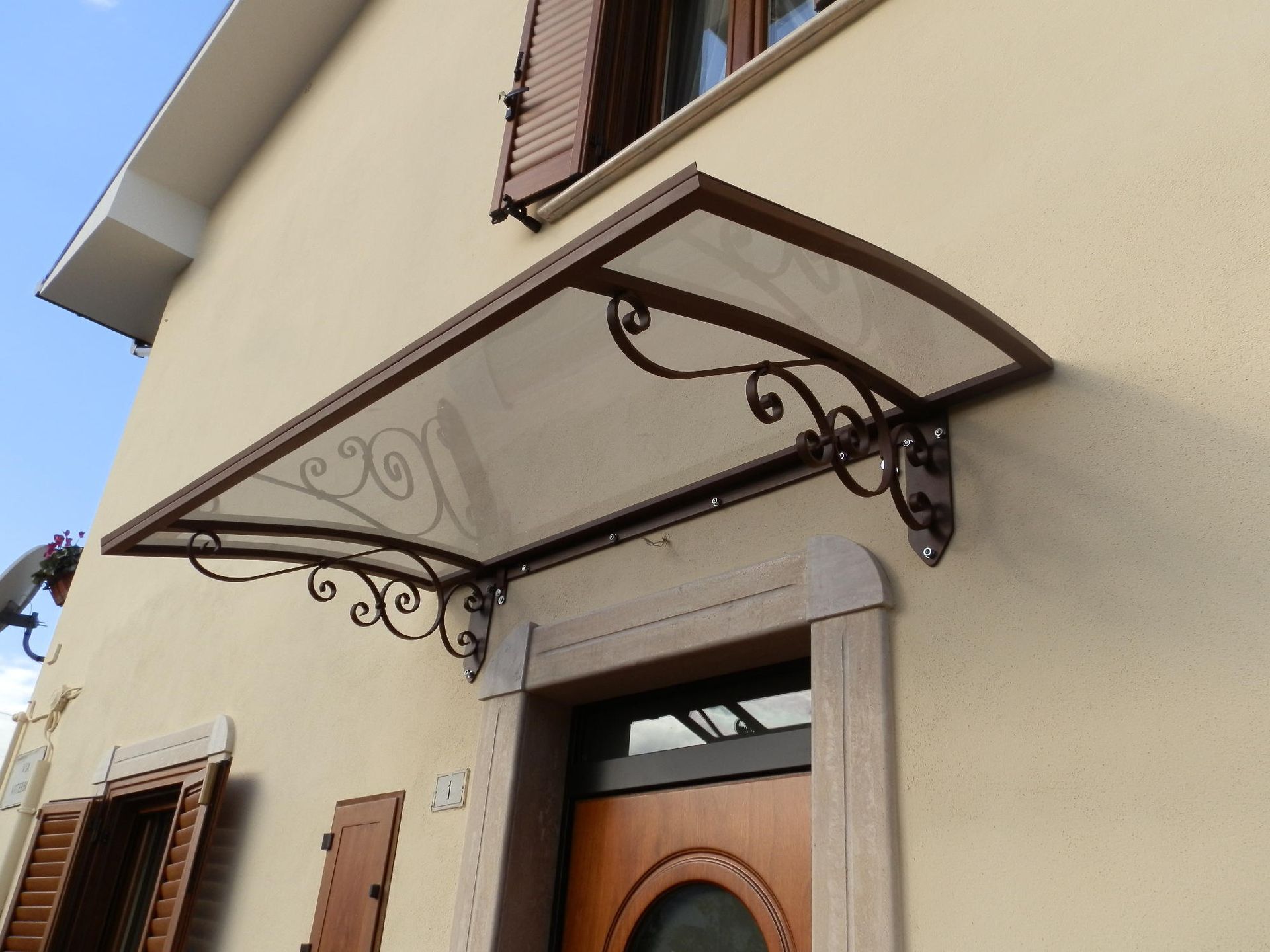 pensilina su misura in ferro