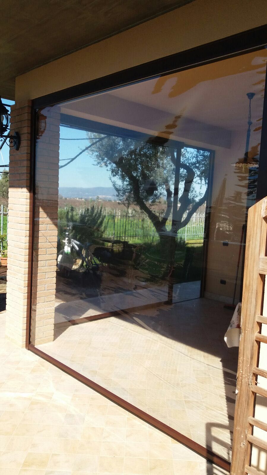 pergotenda trasparente