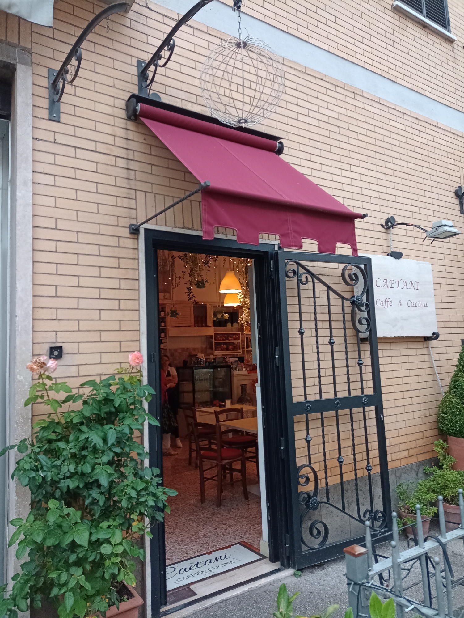 tenda da sole ristorante Metal.Nar