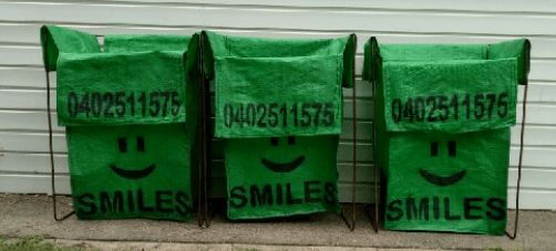 Bags Filled With Organic Waste — Green Waste in Thuringowa Central, QLD